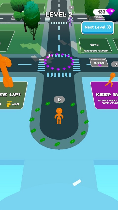 高个子跑步游戏 游戏截图